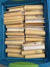 133 Pcs Used White Snap Clamps for Greenhouses PVC Pipe Row Covers Shelters