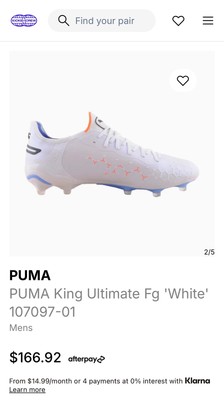 PUMA King Ultimate Fg Men’s Football / Soccer Cleats (13) Retails For $165 PUMA King Ultimate Fg Men main image 4