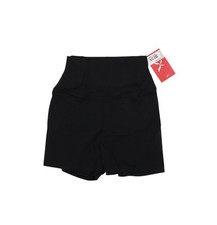 Capezio Shorts Womens Medium Black High Waisted TB131 Dancewear Stretch Athletic