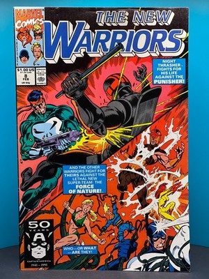 THE NEW WARRIORS #8 Marvel Comics February 1991