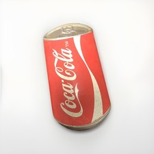 Vintage Flat Realistic Coca Cola Can Refrigerator Magnet 4" Tall