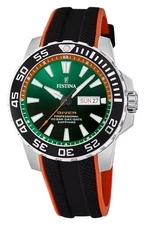 Festina The Originals Green Dial Quartz Diver's 200M Men's Watch F20662-2
