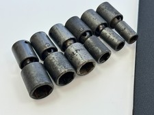 MAC Tools USA 6pc XUPD Metric Deep 3/8” Drive Impact Swivel Universal Socket Lot