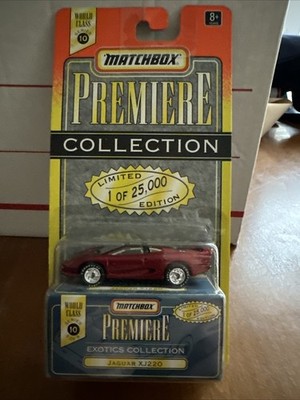 Jaguar XJ 220 1/64 Exotics Collection Matchbox Premiere 