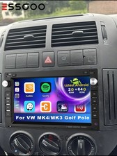 For VW MK4/MK3 Golf Polo 7" Android 14 Car Stereo CarPlay GPS RDS Wifi 2+64GB