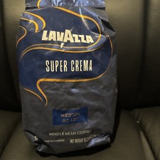 Lavazza Super Crema Whole Bean Coffee, 2.2 lb, Espresso Medium Roast, Exp 08/26 11.36 per pound