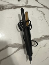 RED Ceramic Tourmaline Flat Iron Hair Straightener, Electric, Black/Gold