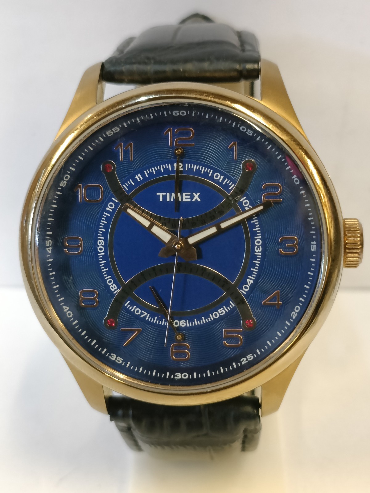 TIMEX MULTIFUNCTION QUARTZ BLUE DIAL TWEG14510-32… - image 3