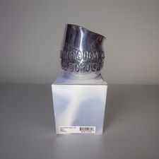 Lisa Jenks Home For Lunt Stainless Steel Creamer Cup Geometric Pattern NIB