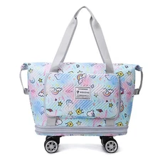Radefasun Travel Tote Bags with Trolley Sleeve Expandable Extra Waterproof Ra...
