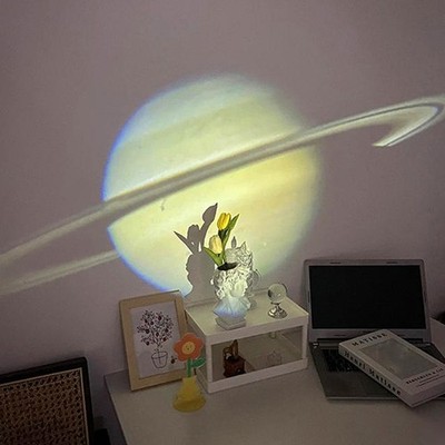 USB Decken Mond Erde Projektion Atmosphäre Licht Sternenhimmel Lampe Nachtlicht