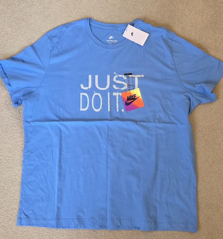 NWT Men's Nike 3XL  Blue T-Shirt