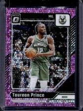2024-25 Panini Donruss Optic Taurean Prince Fast Break Pink Prizm #/25 Bucks