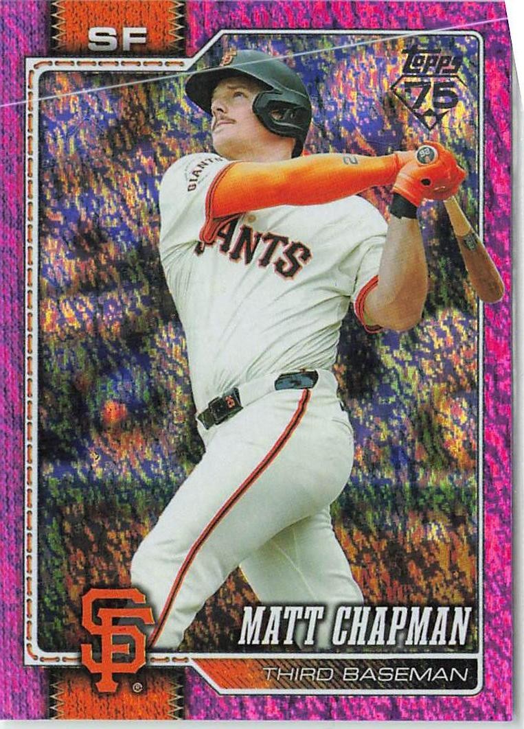 2026 Topps #561 Matt Chapman Pink Holo Foil