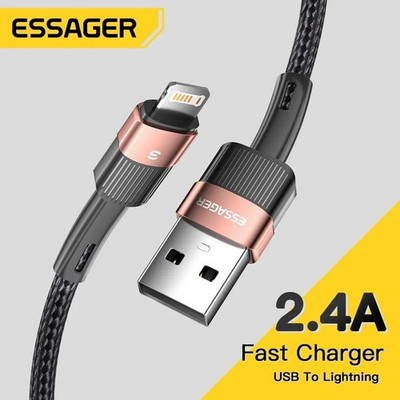  Essager Fast Charging For iPhone Usb Cable 11 12 13 Pro Max Mini Xs Xr X SE 8 7