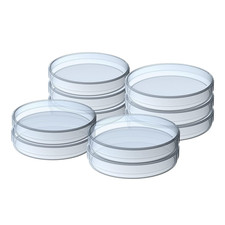 PATIKIL 55mm Clear Plastic Petri Dishes with Lid for Laboratory Use
