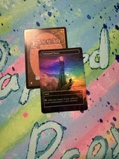 Command Tower Full Art Foil Mtg Play Test Card  LOTR 