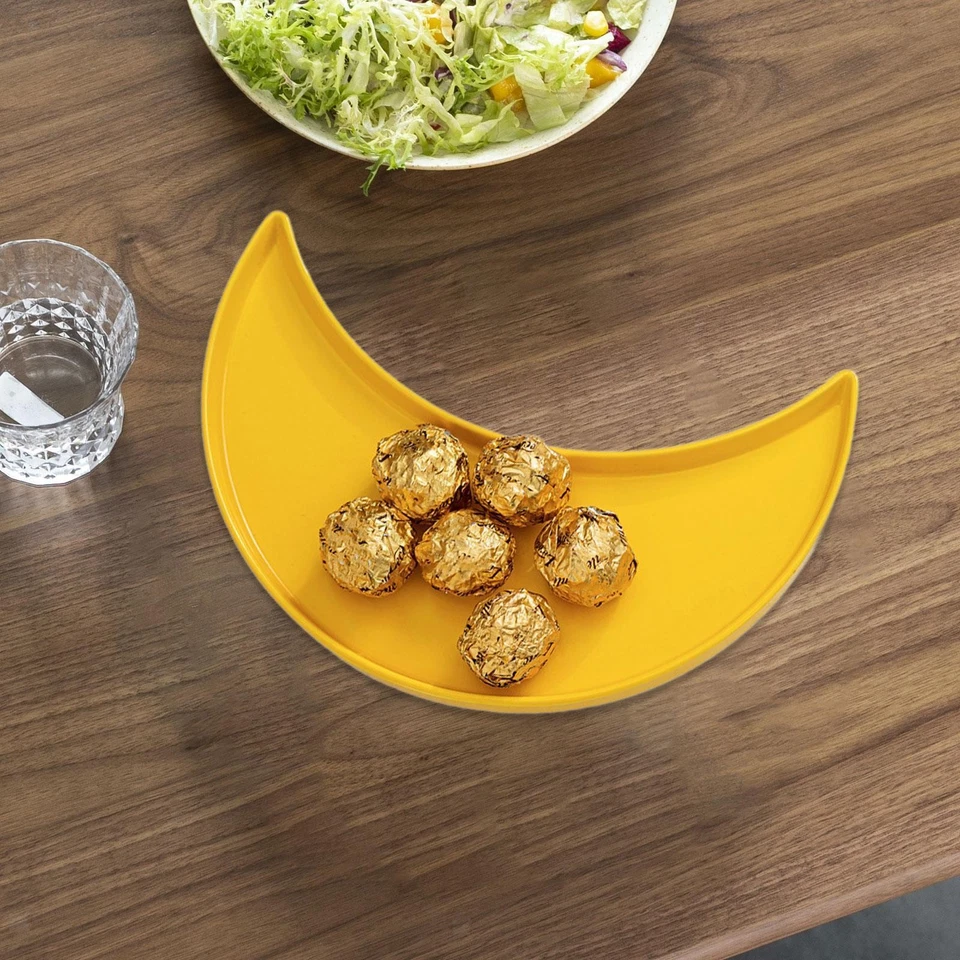 Serving Tray Tableware Eid Moon Dinner Plate Tray Dessert Pastry Display Holder