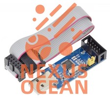 USBASP USBISP AVR Programmer Adapter 10 Pin Cable USB ATMEGA8 ATMEGA128 Arduino