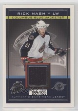 2003 Pacific Quest for the Cup Authentic Game-Worn Jerseys /925 Rick Nash #7 4ry