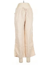 Moda International Women Brown Linen Pants 10