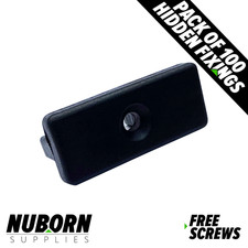 Composite Decking - 100 x Plastic T-Clip, Screws Included