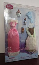 Disney Store Cinderella Classic Doll Collection Accessories 2 Gowns, Mice, Rare