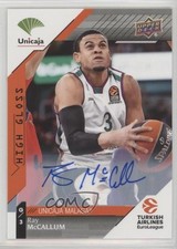 2017-18 Upper Deck Euroleague Auto Ray McCallum #35 Auto fn1