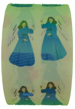 200 Angel Stickers in a roll of 100 modules (2"x2"), each sticker 1-5/8" RMP6023