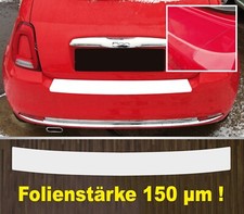 Lackschutzfolie Ladekantenschutz passgenau f&uuml;r Fiat 500 ab 2016  150 &micro;m