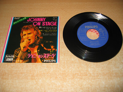 Johnny Hallyday - Que Je T'Aime +1 Rare Japan 45/Ps - Original 1973 - EX++