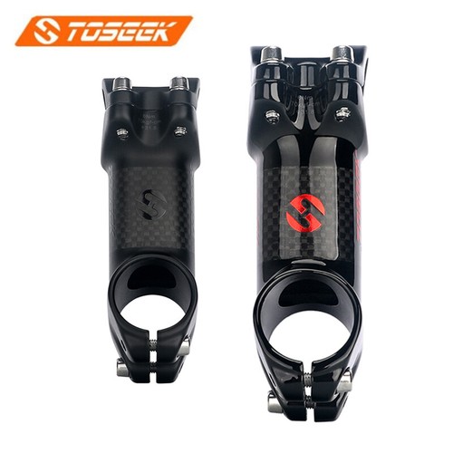 TOSEEK 10/17/25/35 Degree MTB Bike Stem 60-110mm Carbon+AL 1-1/8" Stems Part - Picture 11 of 20