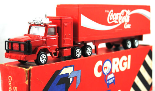 Corgi 53462 Vintage LEYLAND SCAMMELL Truck & COCA-COLA Box Trailer Made in UK - Picture 3 of 18