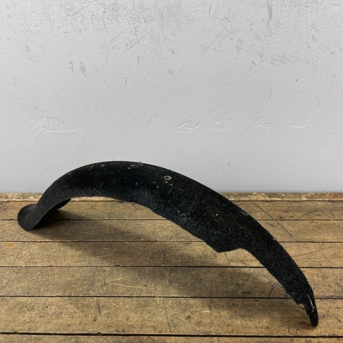 Vintage Schwinn Stingray Rear Fender 20" Black Razor Suede 1970s Modified