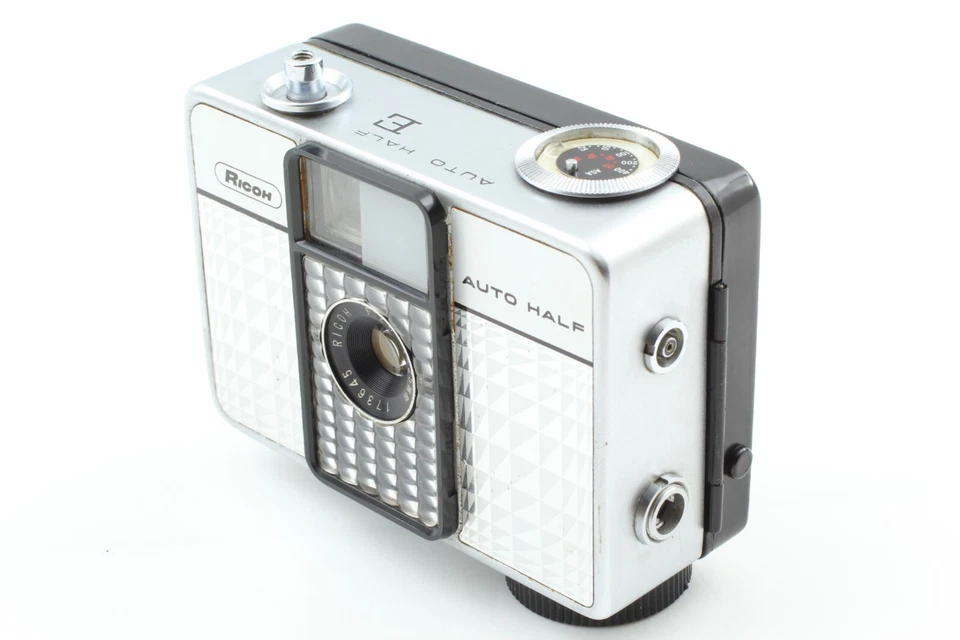 🚀🎁Diseño raro《COMO NUEVO con CORREA》Ricoh Auto Medio Marco E Película Cámara de 35 mm de JAPÓN Foto 4 de 4