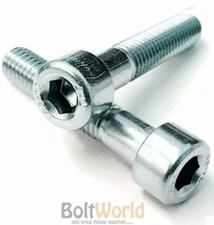 M12 / 12mm GRADE 12.9 ZINC SOCKET CAP SCREWS, ALLEN KEY BOLTS HEX HEAD DIN 912