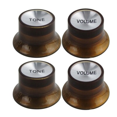 4*E-Gitarre Zylinder Volume&tone Knöpfe For Gibson Epiphone Les Paul DE~