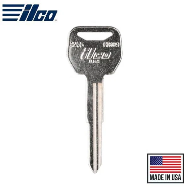 KEY CUT SERVICE + ILCO X265 HD109 chave sem corte em branco para motocicletas Honda - Imagem 3 de 4
