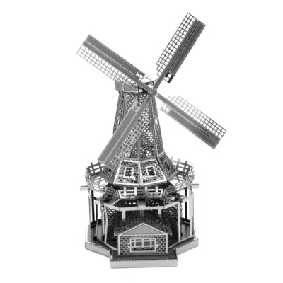Windmill 3D Steel Model Kit Metal Earth New