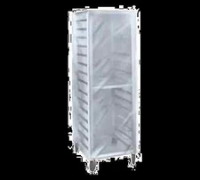 Winholt SRC-58-3Z Heavy Duty Clear Plastic Bakery Rack Cover W/ 3 Zippers