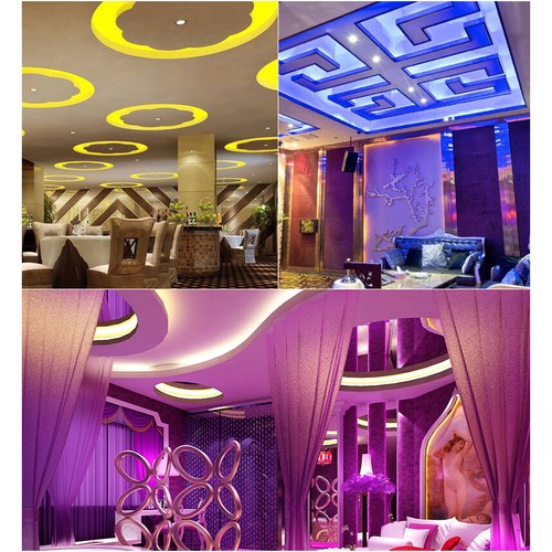 110V 100ft LED Neon Rope Strip Lights Waterproof Room Building Floor Lighting - Picture 9 of 122