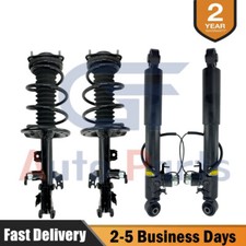 4x Front Rear Shock Struts Assys w/Adaptive For Lexus RX350 RX450h 48520-80462