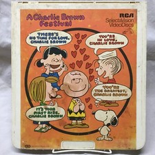 A Charlie Brown Festival RCA SelectaVision VideoDisc CED Vintage Untested