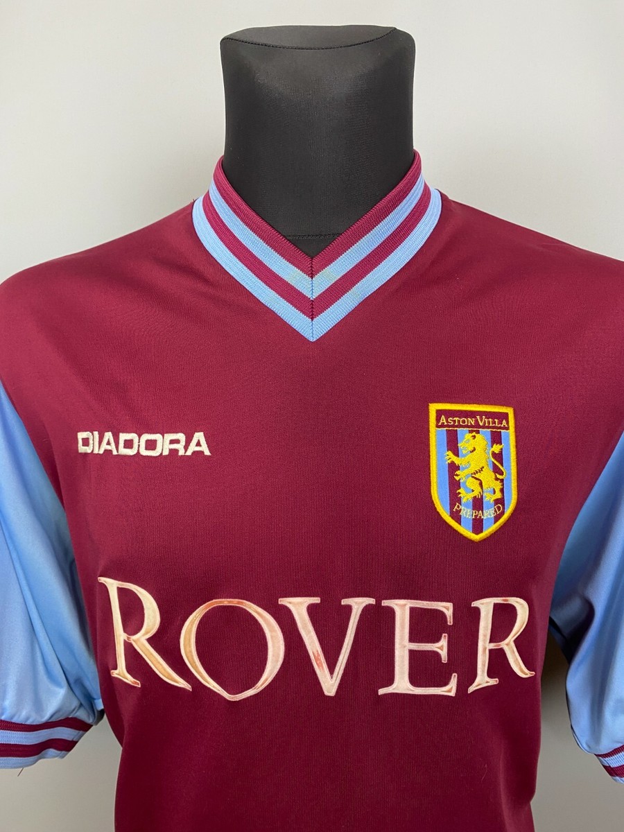 ASTON VILLA 2002 2003 DELANEY HOME SHIRT FOOTBALL SOCCER ASTON VILLA 2002 2003 DELANEY HOME SHIRT FOOTBALL SOCCER