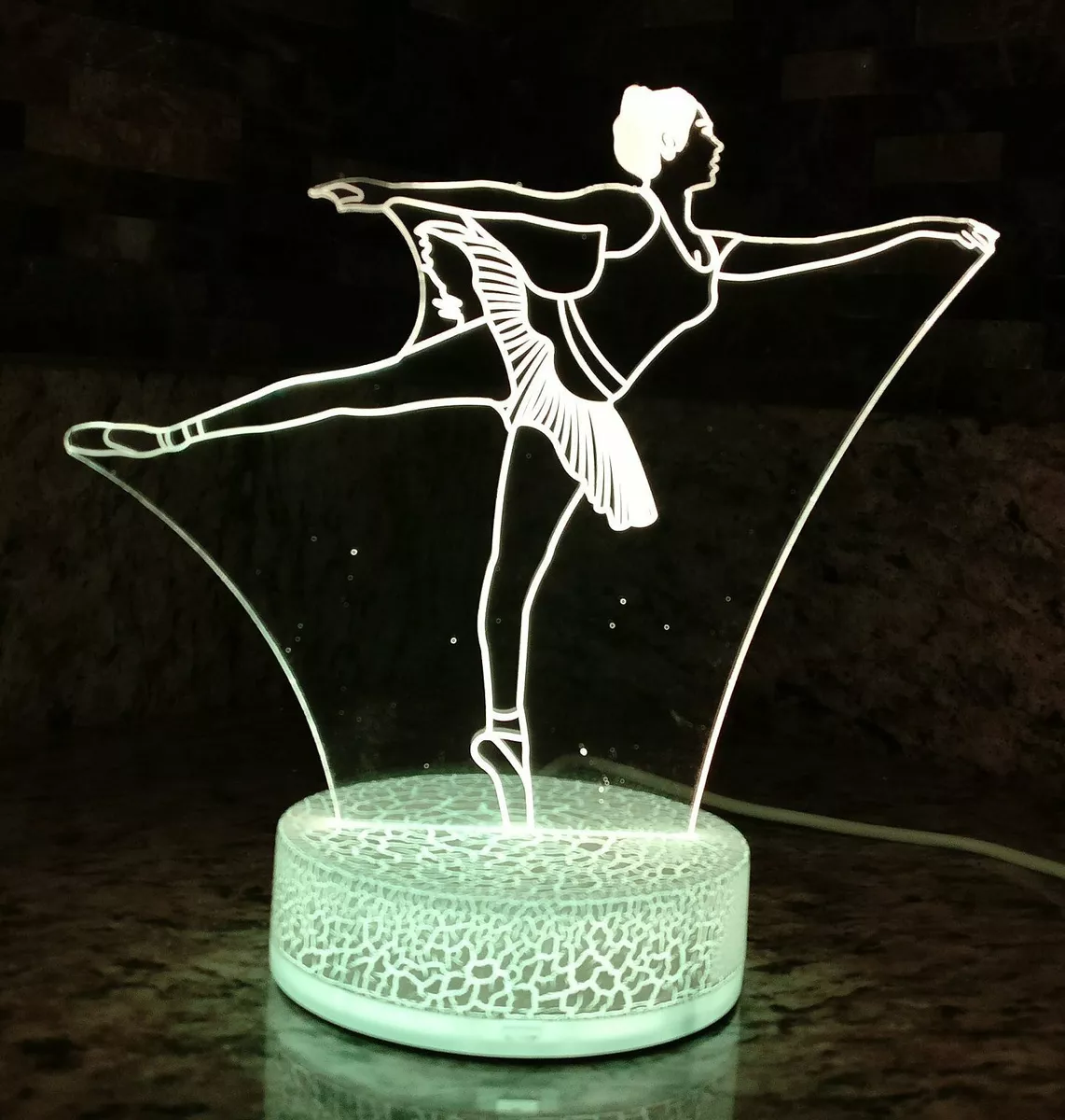 Led lamp base for online 3d illusion acrylic light panels