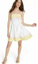 Lisa Marie Fernandez Target Dress Women Sz Small Mini Sundress Summer Rick Rack