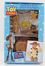 Discontinued DISNEY / THINKWAY - TOY STORY - WOODY DRESS UP SET - 1995