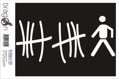 Aufkleberaufkleber - JDM / Die cut - Human mathematics - 210x210mm