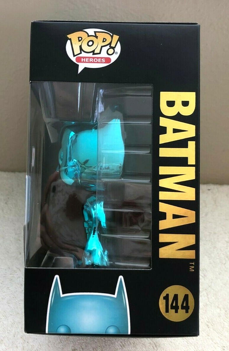 Funko Pop! Heroes 80 Years BATMAN (Teal Chrome) SDCC 2019
