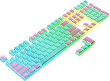 Ranked Pudding PBT Keycaps 112 Double Shot Translucent ANSI US ISO Layout